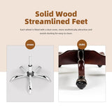 ECOTOUGE Tufted Office Chair, Faux Leather Executive Desk Chair w/High Back & Nail Head Trim, Ergonomic Wingback PC Chair for Home, Office and Living Room, Brown ECOTOUGE