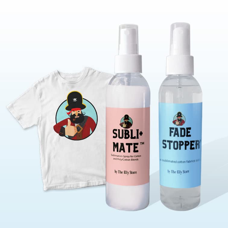 Subli+Mate Sublimation Spray for Cotton and Cotton/Polyester Blends. Combo Pack Subli+ Mate