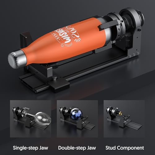 LONGER Laser Engraver Ray5 5000mW Engraver Machine with Air Assist Kit DIY CNC Laser Cutter Tool for Metal Glass Wood Working Area 15.7 "x15.7" with 4-in-1 Rotary Roller Kit Longer