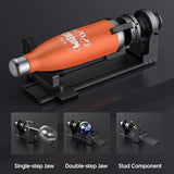 LONGER Laser Engraver Ray5 5000mW Engraver Machine with Air Assist Kit DIY CNC Laser Cutter Tool for Metal Glass Wood Working Area 15.7 "x15.7" with 4-in-1 Rotary Roller Kit Longer
