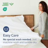 Full Size Flat Sheet - Hotel Quality Top Flat Bed Sheet Only - Ultra-Soft, Comfy, Breathable & Cooling - Fade & Wrinkle Free - Easy-Care, Stain & Shrink Resistant Bedding - Easy-Fit & Oeko-Tex - White CGK Unlimited