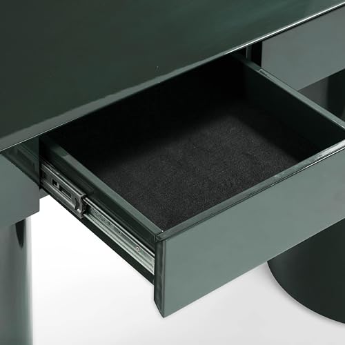 Tov Furniture Mira High Gloss Console Table (Deep Green) Tov Furniture