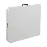 Office Star Resin Rectangle Center-Folding Portable Table for Picnics, Camping, and Tailgating, 6 Feet Office Star Products