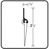 M-D Building Products 69633 2-1/4-Inch by 36-Inch DB038 Heavy Duty Door Sweep with Vinyl Seal, Bronze M-D Building Products