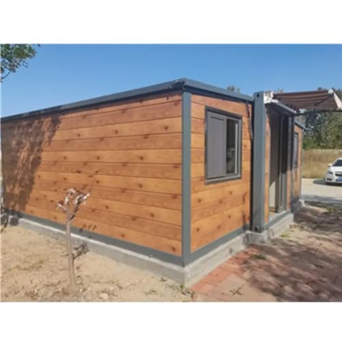 Romoxa Portable Tiny Home: Mobile, Expandable Prefab House for Hotel, Booth, Office, Guard House, Shop, Villa, Warehouse, Workshop - Efficient and Versatile Living Solution (20FT*30FT)