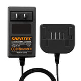 Shentec 20V Charger LCS1620 Compatible with Black and Decker LBXR20 LBXR20-OPE LB20 LBX20 LBX4020 LB2X4020-OPE 20V Lithium Slide Style Battery (BDCAC202B) Shentec