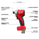 Milwaukee 3692-22CT M18 Compact Brushless 2-Tool Combo Kit: Drill Driver/Impact Driver (New Gen Kit) Milwaukee