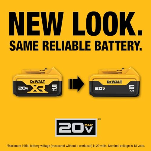 DEWALT 20V MAX 5 Ah Lithium-Ion Battery and Charger Starter Kit (DCB205C) - WoodArtSupply