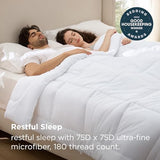Bedsure Comforters Queen Size Duvet Insert, All Season Bed Comforter, Quilted Down Alternative Duvet, Box Stitched Comforter with Corner Tabs, Machine Washable, 88 x 88 Inches (White) Bedsure