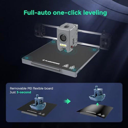 FLASHFORGE Adventurer 5M Pro 3D Printer and PETG Burnt Titanium Filament - WoodArtSupply