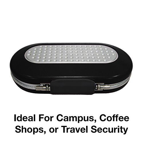 Master Lock Portable Small Lock Box, Set Your Own Combination Lock Portable Safe, Personal Travel Safe, ‎5900D, Gunmetal Grey Master Lock