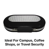 Master Lock Portable Small Lock Box, Set Your Own Combination Lock Portable Safe, Personal Travel Safe, ‎5900D, Gunmetal Grey Master Lock