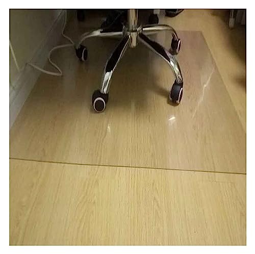 Office Chair Mat for Hardwood Floor, Clear Vinyl Plastic Floor Cover for Chairs Table Carpet, Runner Rug Rectangular Cuttable Area Rug(140x400cm/4.6x13ft) CSNBDMBBSH