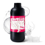 Phrozen Aqua Resin for 3D Printing, 405nm UV-Curing Photopolymer, Low Shrinkage, High Precision, Low Odor, Vivid Color, Non-Brittle, Fast Curing for LCD/DLP/SLA Printers (Clear, 1KG) phrozen