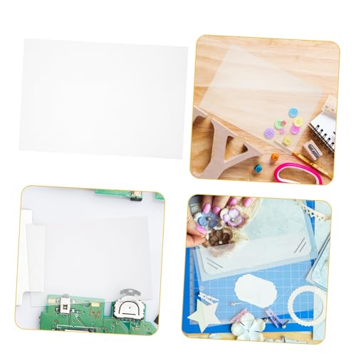 Alipis 10pcs Sheets Shrink Film Hot Heat Shrink Making for Shrinking Craft Art Maker Jewelry Shrinkable Wrapping Key Material Supply Heat Shrink Material Transparent Alipis