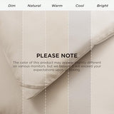 Bedsure Comforter Duvet Insert - Quilted Comforters Twin Size, All Season Duvet, GentleSoft Down Alternative Bedding, with 8 Tabs, Gifts for Women/Men, Linen, Twin 88 x 68 Inches Bedsure