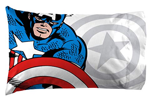 Jay Franco Marvel Avengers Comic Cool 5 Piece Twin Bed Set - Includes Comforter & Sheet Set - Bedding Features Captain America, Spiderman, Iron Man, Hulk, & Thor - Super Soft Jay Franco
