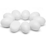 SallyFashion Wooden Fake Eggs,9 Pieces White Wooden Easter Egg Wood Eggs for Crafts Home Decor SallyFashion