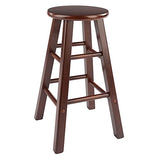 Winsome Wood Element Counter Stools, 2-Pc Set, Walnut, 24 Winsome