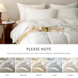 AGSIT Muslin Duvet Cover 100% Washed Cotton, Queen Size Duvet Cover Set Linen Like, Minimalist Soft Comforter Cover 3 Pieces, Lightweight Gauze Duvet Cover with 2 Pillowcases, 90”x90”, Pure White AGSIT