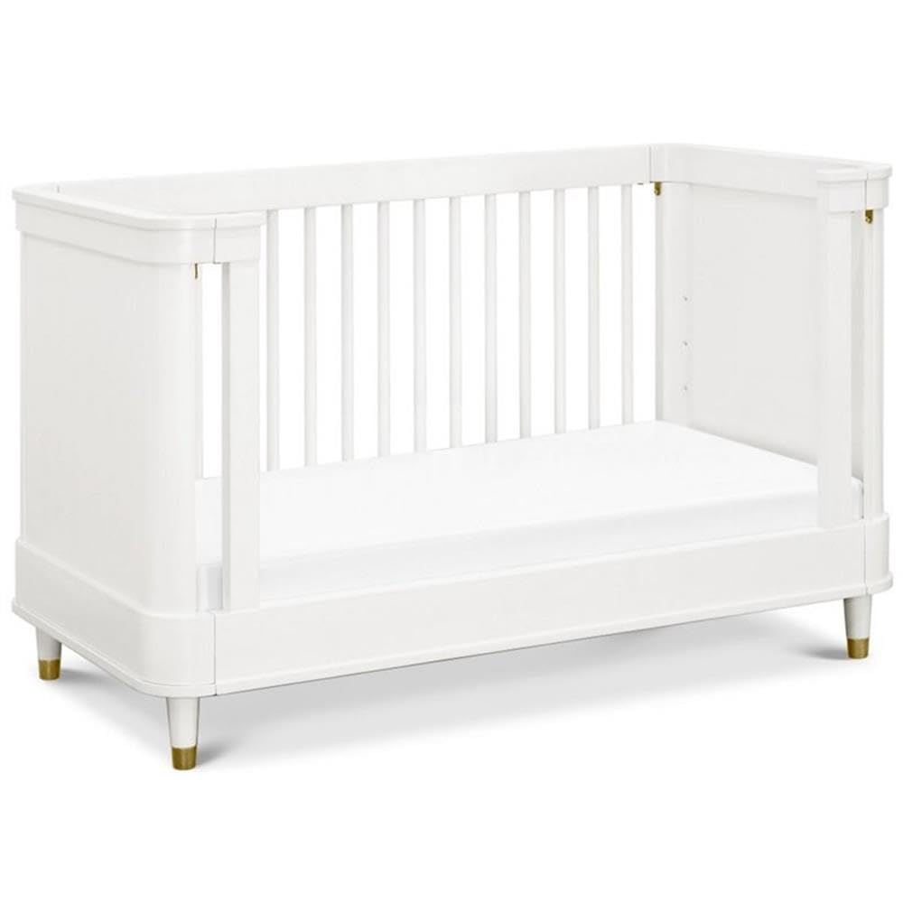 NAMESAKE Tanner 3-in-1 Convertible Crib in Warm White, Greenguard Gold Certified NAMESAKE