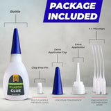 Y'allCanDiy Super Glue for Plastic 20g (.7 oz) - Heavy Duty Glue for Legos & Miniatures. Adhesive for PLA, 3D Printing, Toys, Car, ABS, PVC, DIY Kits. Compatible with Aerosol Adhesive Accelerator Y'allCanDiy