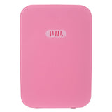 JOYSTAR 10 Liter/12 Cans Mini Fridge for Bedroom, Office, Dorm & Car, Portable Small Refrigerator for Skincare, Makeup, Beverage, Drinks, Thermoelectric Cooler & Warmer, Glass Door, Pink JOYSTAR