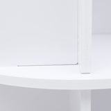 HAPPCUCOE 360° Rotating 4-Tier Bookcase - Stylish Floor Standing Organizer for Any Space HAPPCUCOE