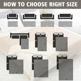 Ameritex Pet Bed Cover Dog Bed Blanket for Sofa and Furniture Waterproof New Pattern Design (30x70 Inch, Dark Grey) Ameritex
