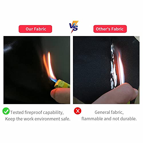3D Printer Enclosure with 3-Layers Filter Adjustable Speed Ventilation Fan Fireproof Constant Temperature Dustproof Tent Cover Compatible with Ender 3 V2/ Pro/Ender 3 S1 / Ender 3 V2 Neo/Ender 5 S1 DORUNDEA