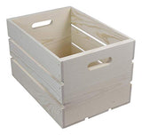 Poole & Sons, Inc. One Slatted Pine Crate 17 x 8 1/4 x 10 Inches Inside Dimensions Poole & Sons, Inc.