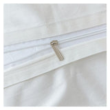 YUSIWOAL 3Pcs Cotton Duvet Cover Set, Double Single King Queen Cotton Bedding Quilt Cover Set,Summer Duvet Cover sets(Bianco,200x220cm (3Pcs Set)) YUSIWOAL