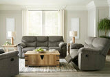 Signature Design by Ashley Alphons Transitional Polyester Tufted Rocker Recliner, Gray Signature Design by Ashley