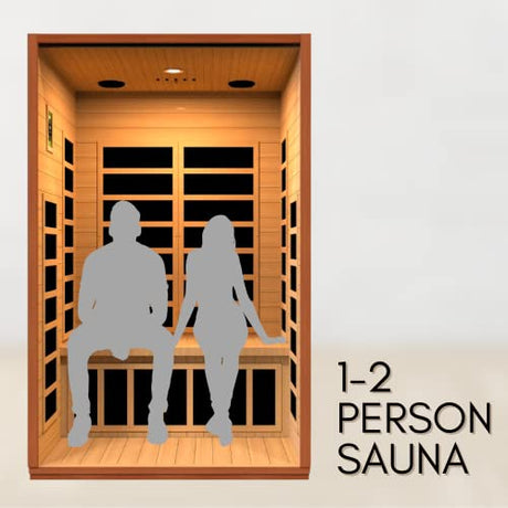 Dynamic Cardoba DYN-6203-01 Low EMF (Under 8 MG) FAR Infrared Sauna - Curb Side Delivery DYNAMIC SAUNAS