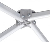 E-Z UP Envoy Outdoor Canopy Pop Up Tent, 10' x 10', Roller Bag, 4-Piece Spike Set, Recreational Grade, Royal Blue Top E-Z UP