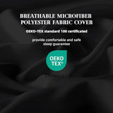 DOWNCOOL Comforters Full Size, Duvet Insert,Black All Season Duvet, Lightweight Quilt, Down Alternative Hotel Comforter with Corner Tabs (Black, Full 82x86 Inches) DOWNCOOL