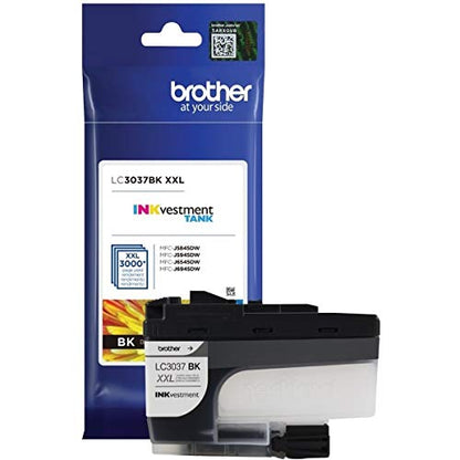 Brother Genuine LC3037BK, LC3037C, LC3037M, LC3037Y Super High-Yield Black/Cyan/Magenta/Yellow INKvestment Tank Ink Cartridge Set, LC3037