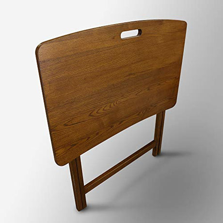 American Trails Presto Products Company Arizona Folding Table with Solid Red Oak,Warm Brown American Trails