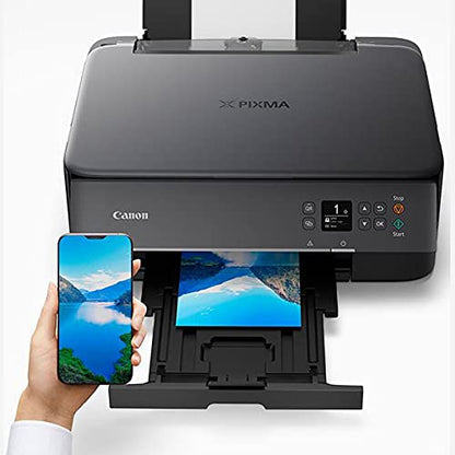 Canon PIXMA TS6420a All-in-One Wireless Color Printer with Print, Scan, Copy, Photo Print & Mobile Functions Bundle with DGE USB Cable + Small Business Productivity Software Kit