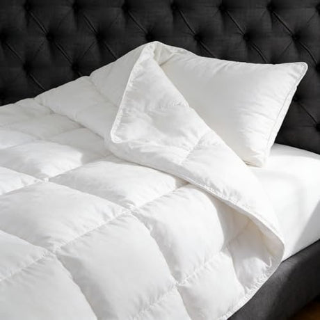 Warm Duvet Insert Full/Queen- All Season 1800 Series Luxury Goose Down Alternative Comforter, Breathable,Hotel Luxury Bedding Comforters -White Pantrypoet