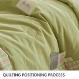 RDIAYDN Quilted Bedspread Double Single, Summer Duvet for Double Bed, Lightweight Summer Quilted Comforter Soft and Breathable for All Seasons (F.150 x 200 cm) RDIAYDN