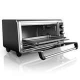 BLACK+DECKER 8-Slice Extra Wide Convection Toaster Oven, Fits 9"x13" Oven Pans and 12" Pizza, Bake, Toast, Broil, and Keep Warm Functions, Countertop Compact Design with Stainless Steel Finish BLACK+DECKER