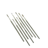 7 Pack Precision Mini Chisel Carving Tools for Detailed Small Crafts Such as Wood Carving, Wax Modeling, Soap Carving, and More - One Piece Construction Stainelss Steel Avon Surgical
