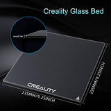 Mefine Creality Ender 3 Glass Bed Upgraded 3D Printer Tempered Glass Plate Build Surface for Ender 3/Ender 3 Pro/Ender 3 V2/Ender 5/Ender 5 Pro/Ender 3 S1, 235x235x4mm Mefine
