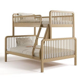 Storkcraft Pasadena Deluxe Twin-Over-Full Wood Bunk Bed (Driftwood) – GREENGUARD Gold Certified, Durable Wood Construction for Kids Bedroom, Space Saving Design, Fits Twin and Full Mattresses Storkcraft