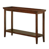 Convenience Concepts Ledgewood Console Table 48" - Modern Narrow Sofa Display Accent with Storage Shelf for Transitional, Traditional Living Room, Entryway, Hallway, or Bedroom, Espresso Convenience Concepts