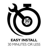 Design House 545103-WHT Wyndham Medicine Cabinet – Durable White Assembled Frame – Bathroom Wall Cabinet with Mirrored Door, 36-Inch – 4.75" X 36" X 30", White, 1 Count, Tri-View Design House