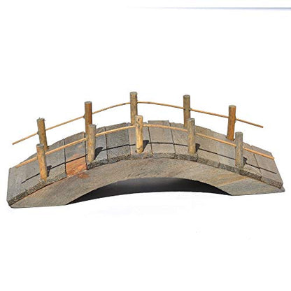 Wooden Bridge for Miniature Garden, Fairy Garden - WoodArtSupply