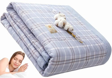 Cooler Comforter Double Single Lightweight Soft Summer Duvet 150x200/180x200cm Cooler Quilt King Size Down Comforter for All Seasons Washable Cooling Comforter for Hot Sleeper(#7,200x230cm) Qwhyqxi