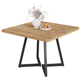 Tribesigns 31.5" Square Conference Table, Small Wooden Meeting Table for 2-4 People, Compact Office Table for Small Spaces, Seminar Room Tribesigns